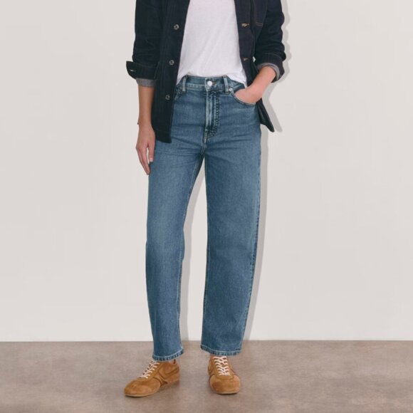 Everlane Women's High Rise Jeans - Blue - Picture 2 of 7